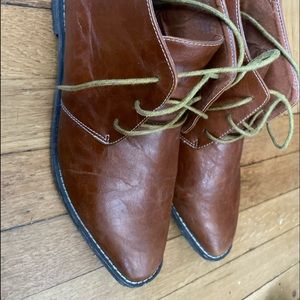 Vintage Charles Albert Leather Oxford Shoes
